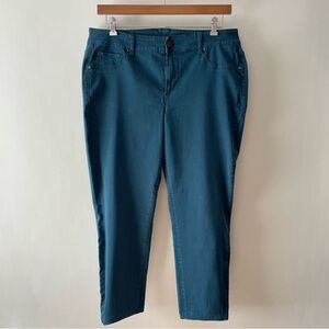 Maurice’s Teal High Waisted Jeggings Size 18W Reg (Hemmed to Petite Length)